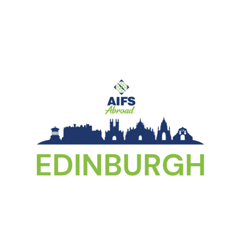 Edinburgh Go Abroad Sticker by AIFS Abroad | Study Abroad & International Internships