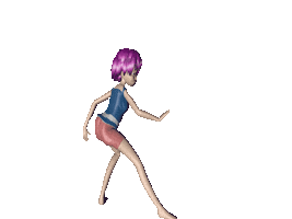 Scared Look Back Sticker by Mercedes Galán