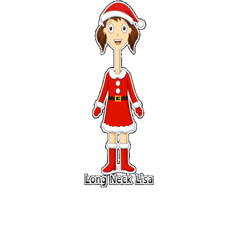 Christmas December Sticker by BigHeadBob.com