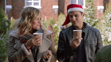 hot chocolate miracles of christmas GIF by Hallmark Movies & Mysteries