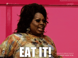 eat it rupauls drag race GIF