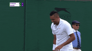 Nick Kyrgios Laugh GIF by Wimbledon