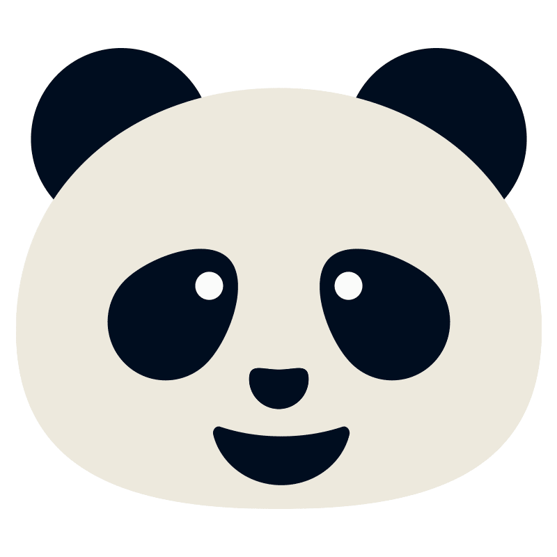 Tongue Pandard Sticker by Panda Agencia Digital