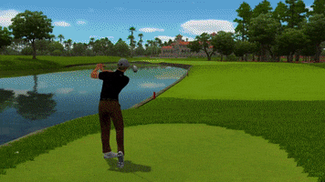 Golfing Tiger Woods GIF by Golden Tee Golf