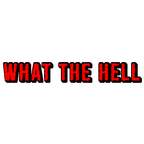 What The Hell Hand To Face Sticker by JXDN
