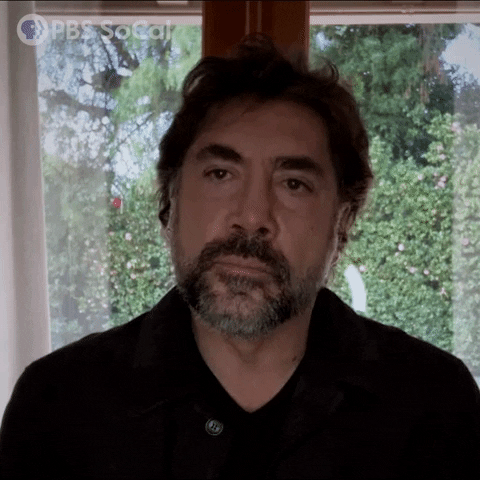 Javier Bardem Agree GIF by PBS SoCal - Find & Share on GIPHY