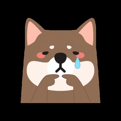 allisonchan2 dog sad tears jomug9 GIF