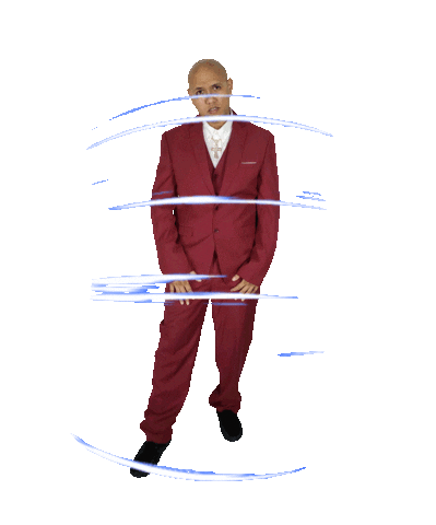 Teleporting Chris Brown Sticker by Criss P