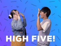 high five meme borat