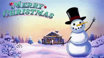 Merry Christmas Snow Man GIF by Christmas Music