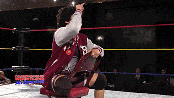 Saved By The Bell Point GIF by United Wrestling Network