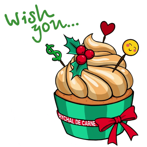 Christmas Cake GIF by Rychal de Carne