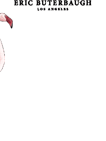 Flamingo Ericbuterbaugh Sticker by Eric Buterbaugh Fragrances