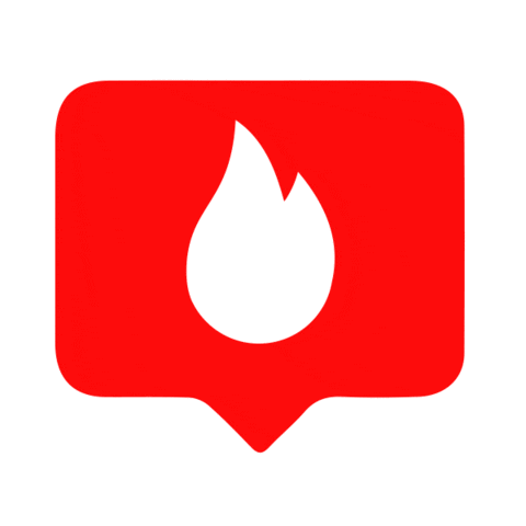 photo Flame Fire Circle Gif fire love sticker by flame broiler for