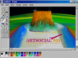artsocial805 retro aesthetic colors painting GIF