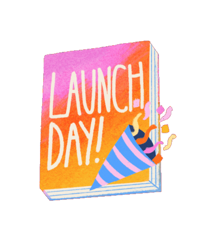 Launch Day Book Promo Sticker