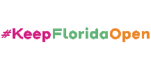 West Palm Beach Miami Sticker by Keep Florida Open