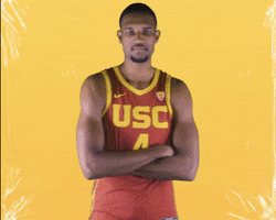 Mens Basketball Yes GIF by USC Trojans