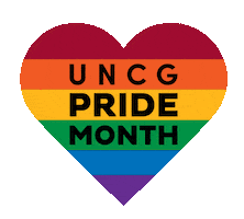 Love Is Love Pride Sticker by UNCG