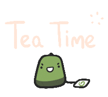 Tea Teatime Sticker by Blue wolf