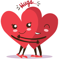 Hugs Love GIF by Singapore Heart Foundation