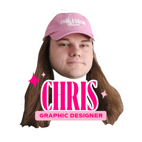 Socialista Stay Social Sticker by Socials & Stilettos