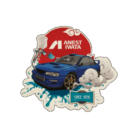 Iwata Anniversary Sticker by Anest Iwata
