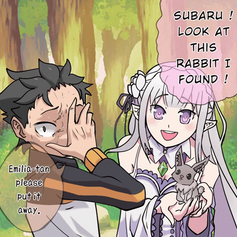 Scared Rabbit GIF