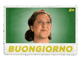 Italian Stamps Sticker