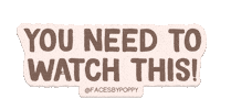 FACES BY POPPY Sticker