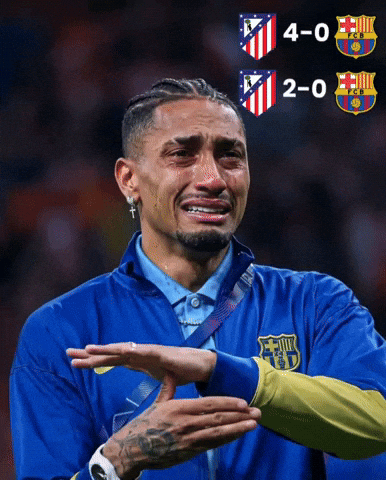 Raphinha Crying GIF