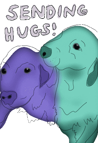 Hugs Sticker by GIPHY Studios 2021