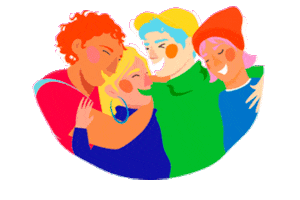 Group Amigos Sticker