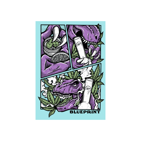 California Dino Sticker by Blueprint