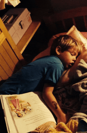Sleepy Kid GIF