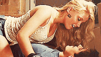 kiss in bed GIF