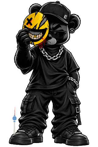 Bear Berlin Sticker by Gunoven