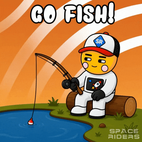 Relaxing Go Fish GIF by Space Riders
