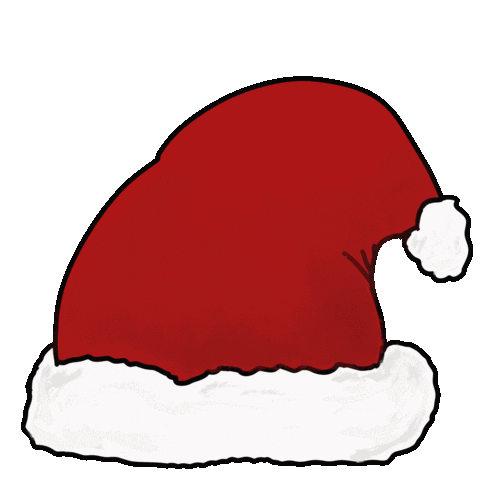 Santa Claus Sticker by Nadine C.