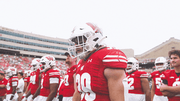 Football Nod GIF by Wisconsin Badgers