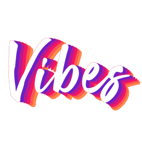 Vibing Good Vibes Sticker by Winter Garden Vibes