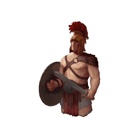 Gladiator Romer Sticker by BALLY WULFF Games & Entertainment GmbH