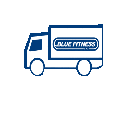 Blue Fitness Sticker