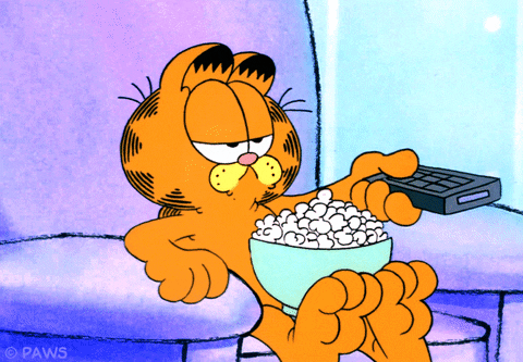 Bored Watching Tv GIF by Garfield - Find & Share on GIPHY