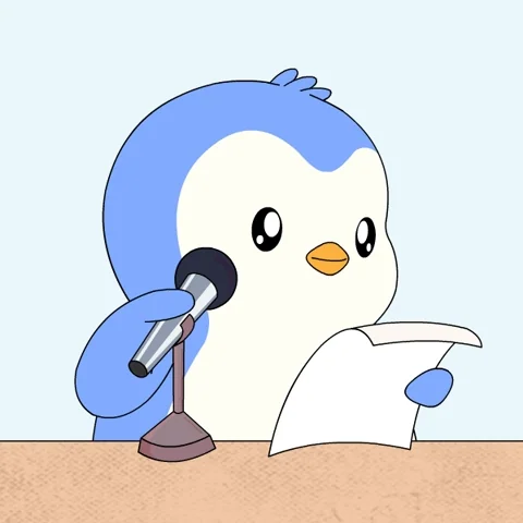 Listen Breaking News GIF by Pudgy Penguins