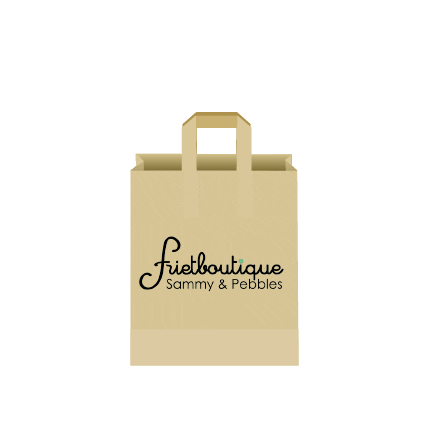 Friet- en ijsboutique Sticker