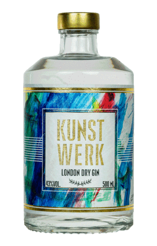 Kunstwerkgin Sticker