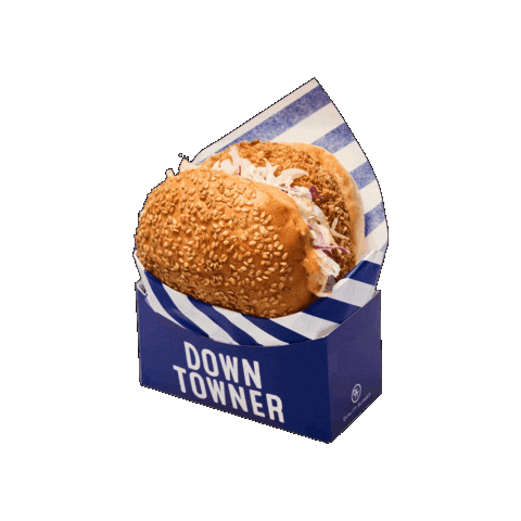 Burger Shrimp Sticker by DOWNTOWNER