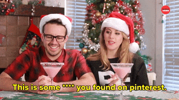 Christmas Cocktails GIF by BuzzFeed