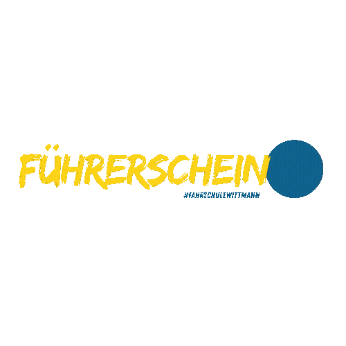 Führerschein Sticker by Fahrschule Wittmann
